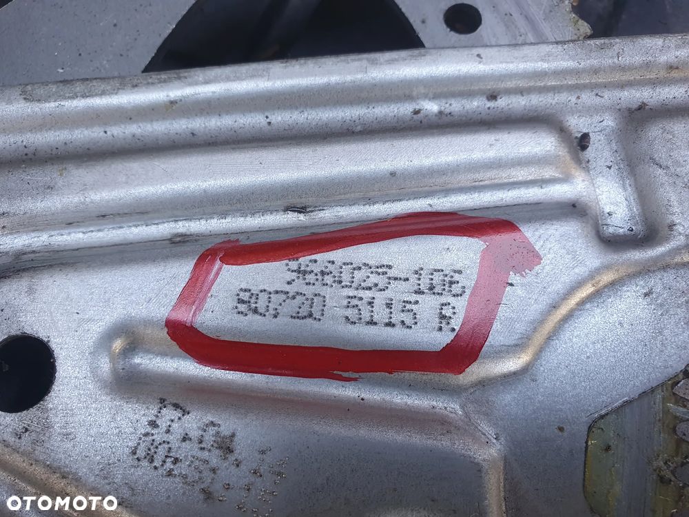 NOWY ORYGINALNY PODNOŚNIK SZYBY PRAWY PRZÓD RENAULT SCENIC III - 807205115R - 2