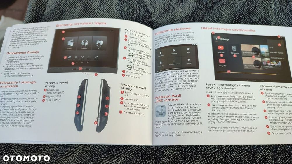 Monitory AUDI ENTERTAIMENT MOBILE RSE 3 4M0051700F - 7