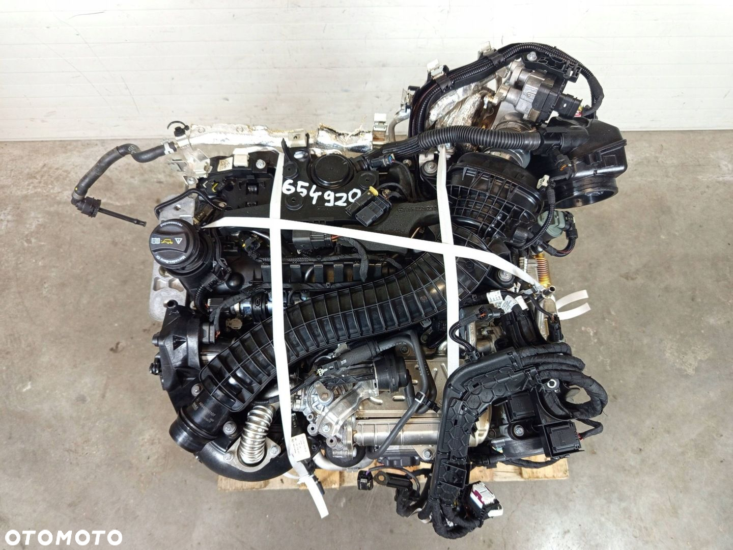 SILNIK KOMPLETNY 654.920 MERCEDES A W177 B W247 2.0 CDI GLA GLB - 2