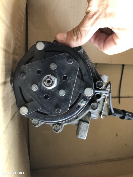 Compresor clima mitsubishi colt 2009 msc60ca ac freon mn164472 - 3