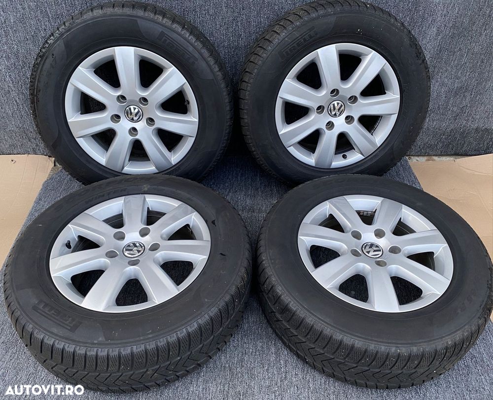 Jante De Aliaj 17” 5 x 130+Vw Touareg+Cauciucuri Iarna 235-65-17'' M+S - 1