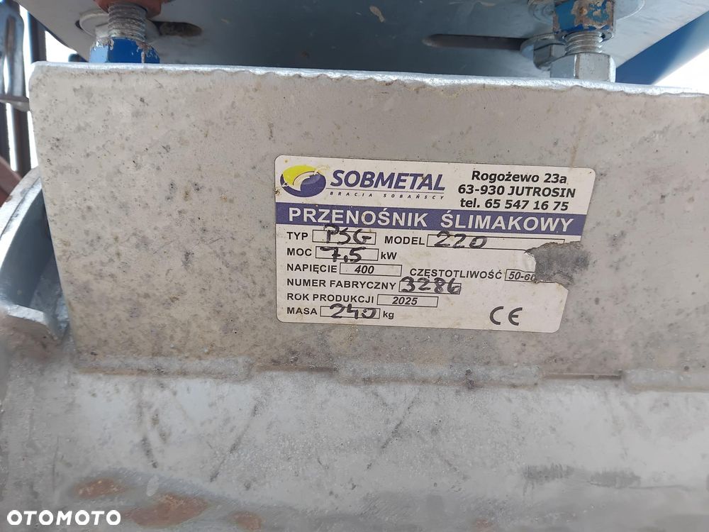 Inny Przenośnik ślimakowy PSG 220mm/12m - 9