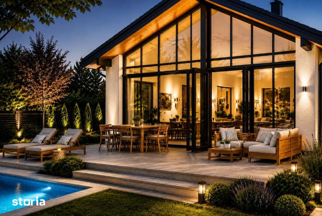 Casa nouă modernă pe un nivel, 130mp,teren 700 în LIVEZENI - Imagine principală: 4/20