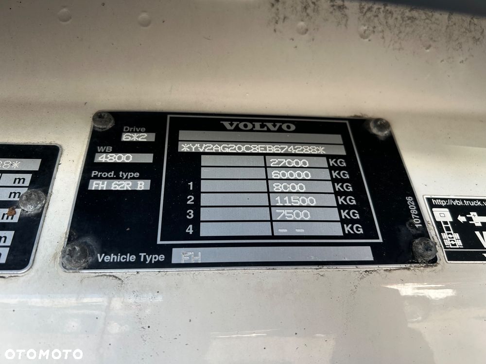 Volvo FH 6x2 2014r HDs dźwig PALFINGER 33002 budowlany do kontenerów - 21