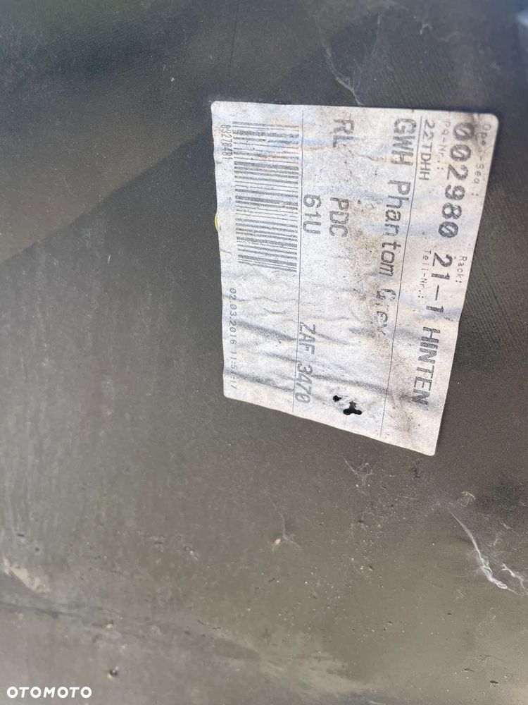 Opel Zafira C LAMPA lewa prawa klapa zderzak KOMPLET TYŁ tylna tylny PDC Z190 - 4