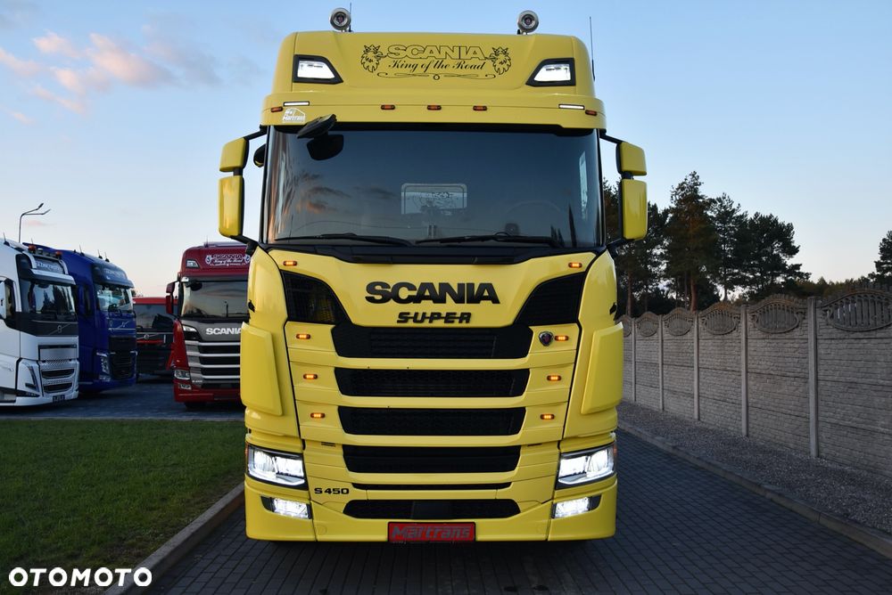 Scania S450 / ALU-FELGI / VIRTUALNE ZEGARY / CENTRALNE SMAROWANIE / SKÓRA / FULL LED / STANDARD / RETARDER / HYDRAULIKA ! PTO! Jak nowa ! ! - 12