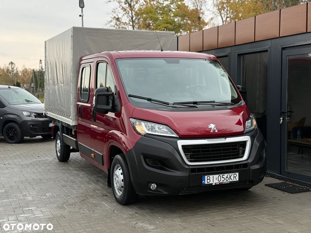 Peugeot Boxer 2.2 HDI 120KM / 95.880KM 2020R / Doka Brygadówka Podwójna Kabina 7-osobowa / Bezwypadkowa - 3