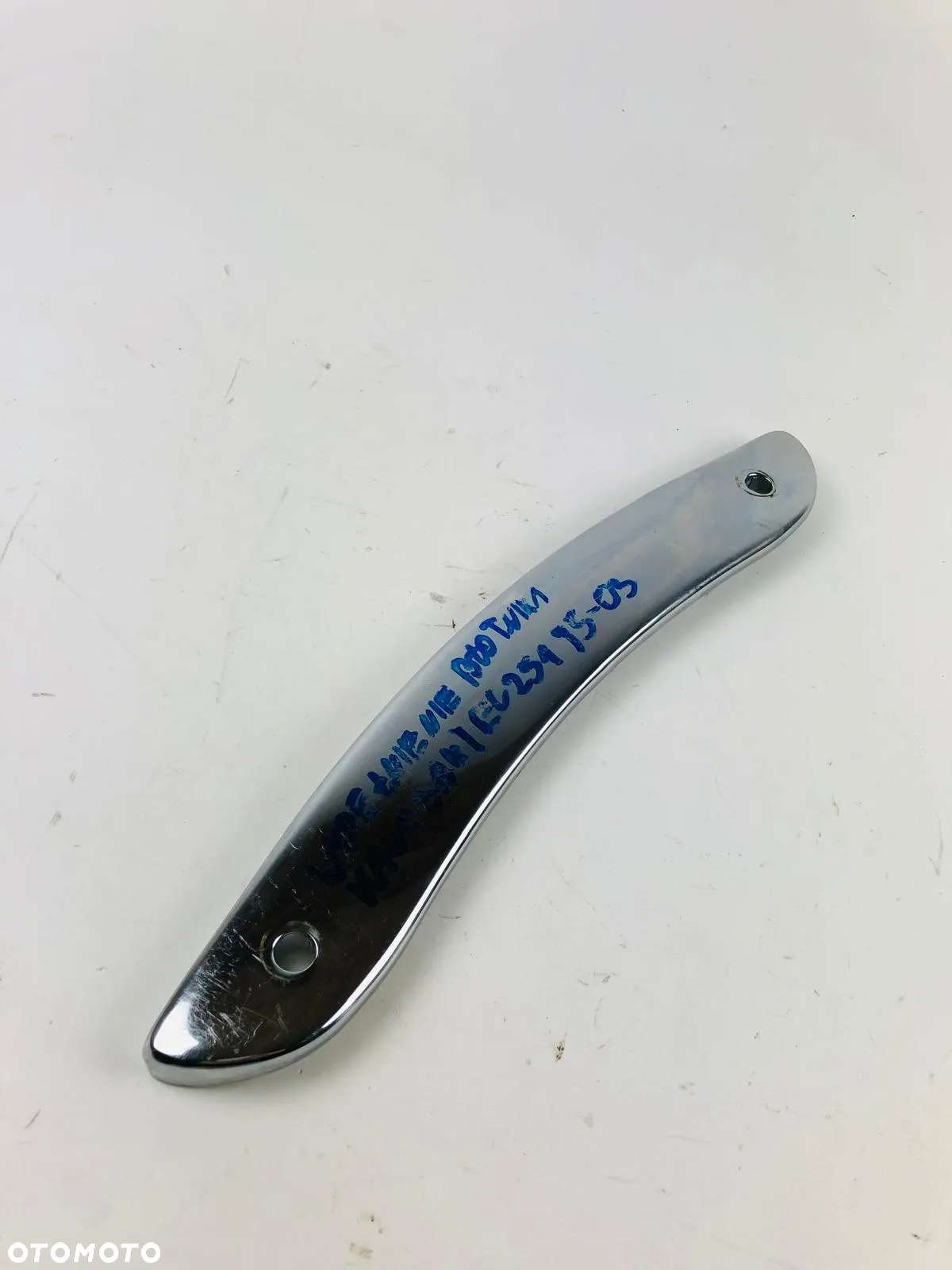 Kawasaki EL 250 251 Lewa Listwa Błotnika Wypełnienie Chrom - 4
