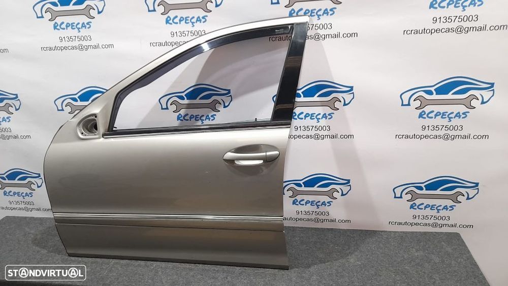 PORTA PORTAS FRENTE FRONTAL ESQUERDA MERCEDES BENZ CLASS C W203 A2037200105 2037200105 FECHO ELEVADOR MOTOR PUXADOR VIDRO RETROVISOR RETROVISORES - 2