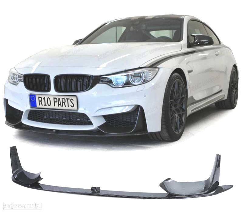 SPOILER LIP FRONTAL BMW M3 F80 M4 F82 F83 14- CARBONO - 1