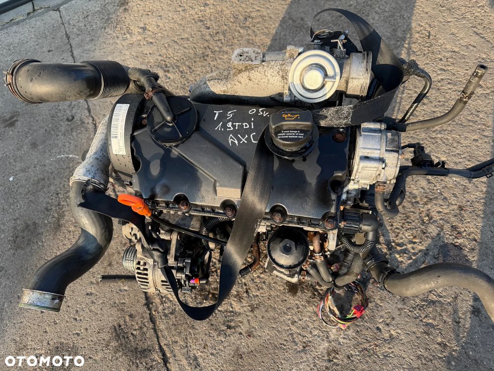 VW T5 1,9TDI 03-10r silnik kompletny /AXCAXB - 8