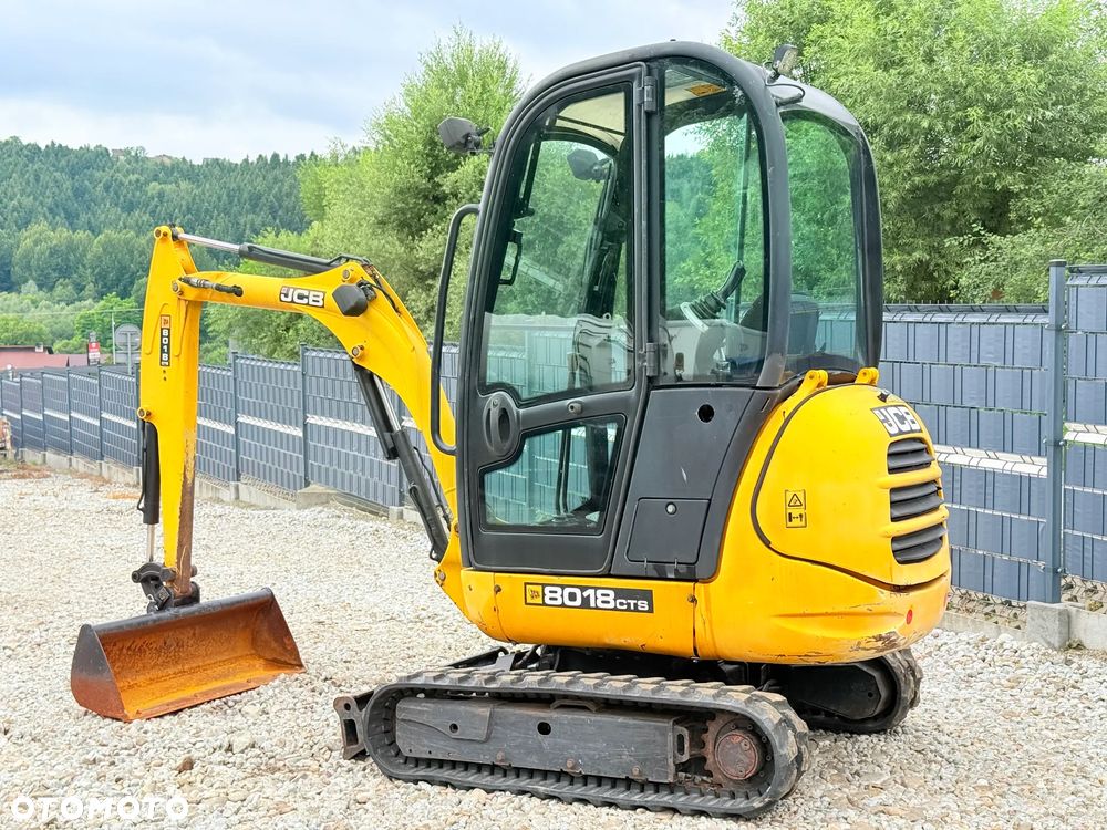 JCB MINIKOPARKA JCB 8018 3 Łyżki Stan IDEALNY - 9
