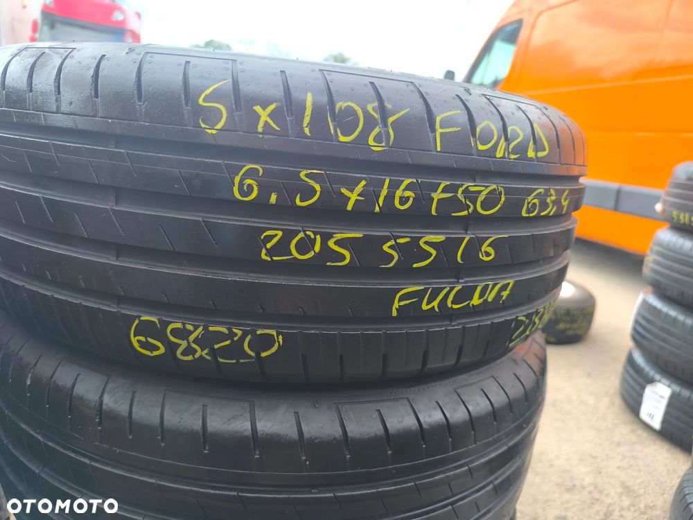5x108 Felgi Stalowe Stal 16 Koła letnie Lato FORD MONDEO MK3 MK4 FOCUS KUGA CMAX TOURNEO TRANSIT CONNECT VOLVO C30 V40 S40 V50 V40 CC 7mm Legnica ALU-RAD 205/55 20r. - 10
