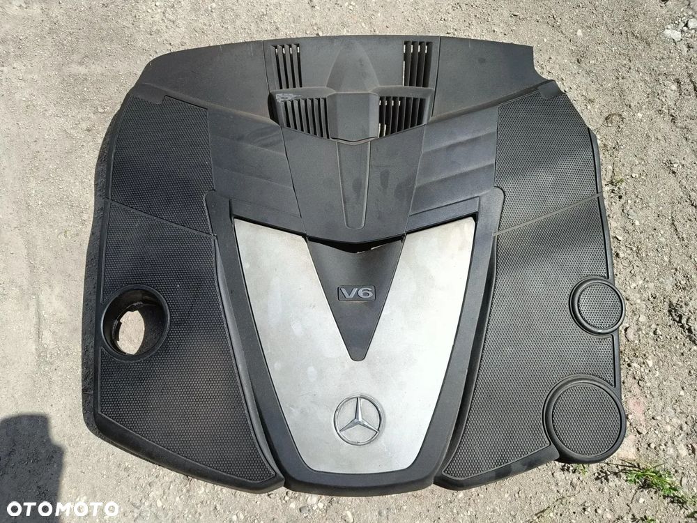 MERCEDES W209 W211 W219 W221 3.0 V6 CDI OM 642 OSŁONA POKRYWA NA SILNIK SILNIKA A6420100167 - 1