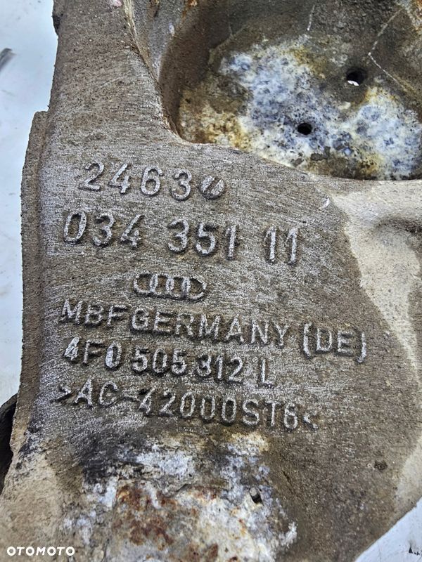 WAHACZ PRAWY TYŁ POD PNEUMATYKĘ AUDI A6 C6 4F0505312L - 6