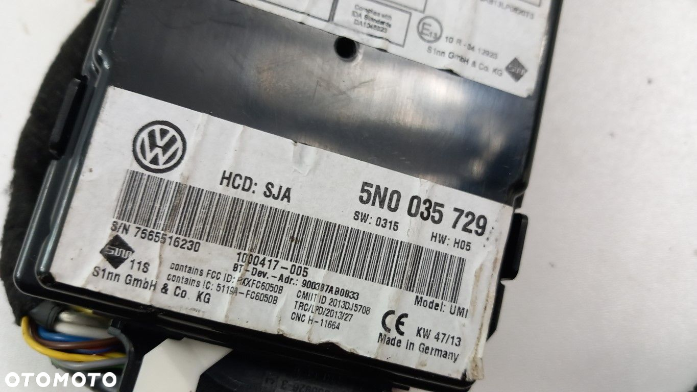VW INTERFEJS MEDIA MODUŁ USB 1000417-005 5N0035729 - 2