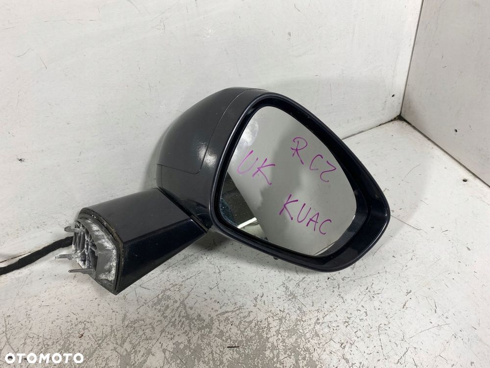 lusterko peugeot rcz prawe 10 pin kolor kauc uk - 2