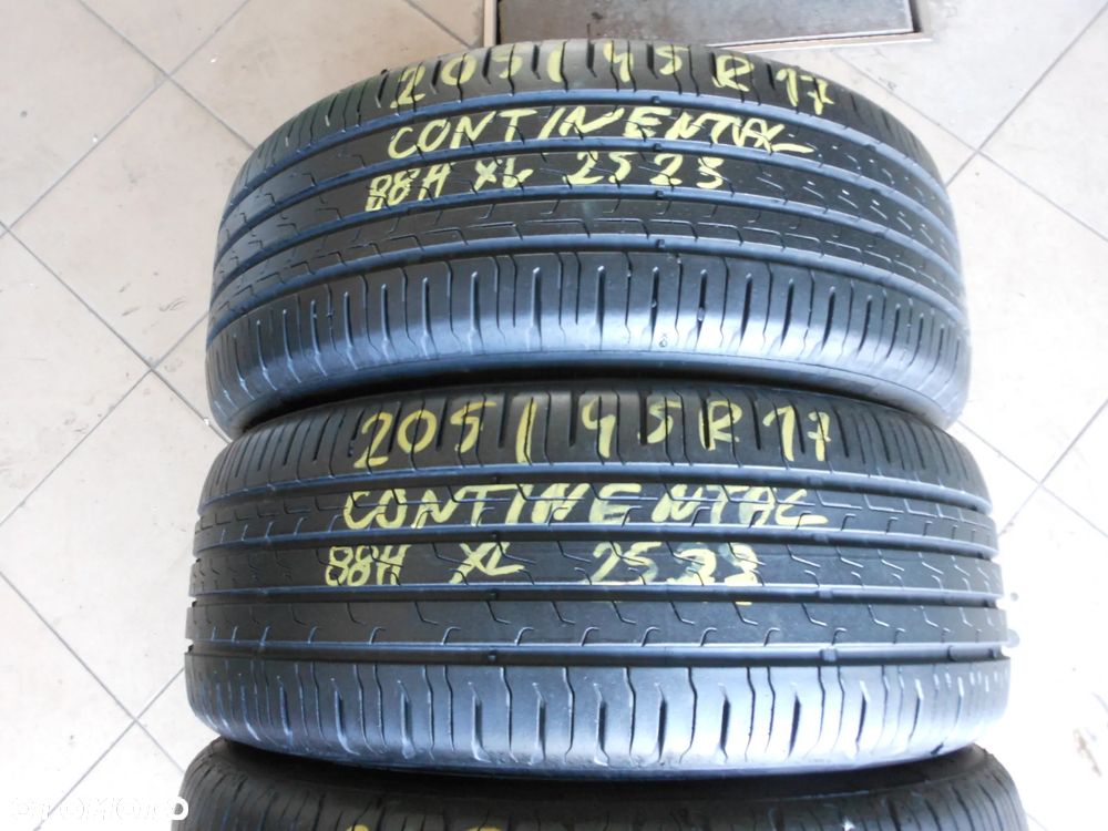Opony 205/45r17 continental eco contact 6  lato komplet 6mm - 3
