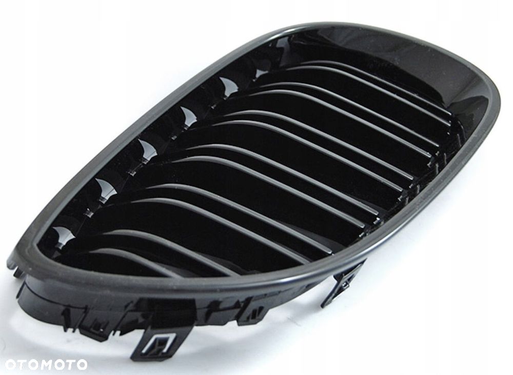 atrapa grill nerki kratki kpl black glossy tuning bmw 5 e60 e61 2004-2010 - 2