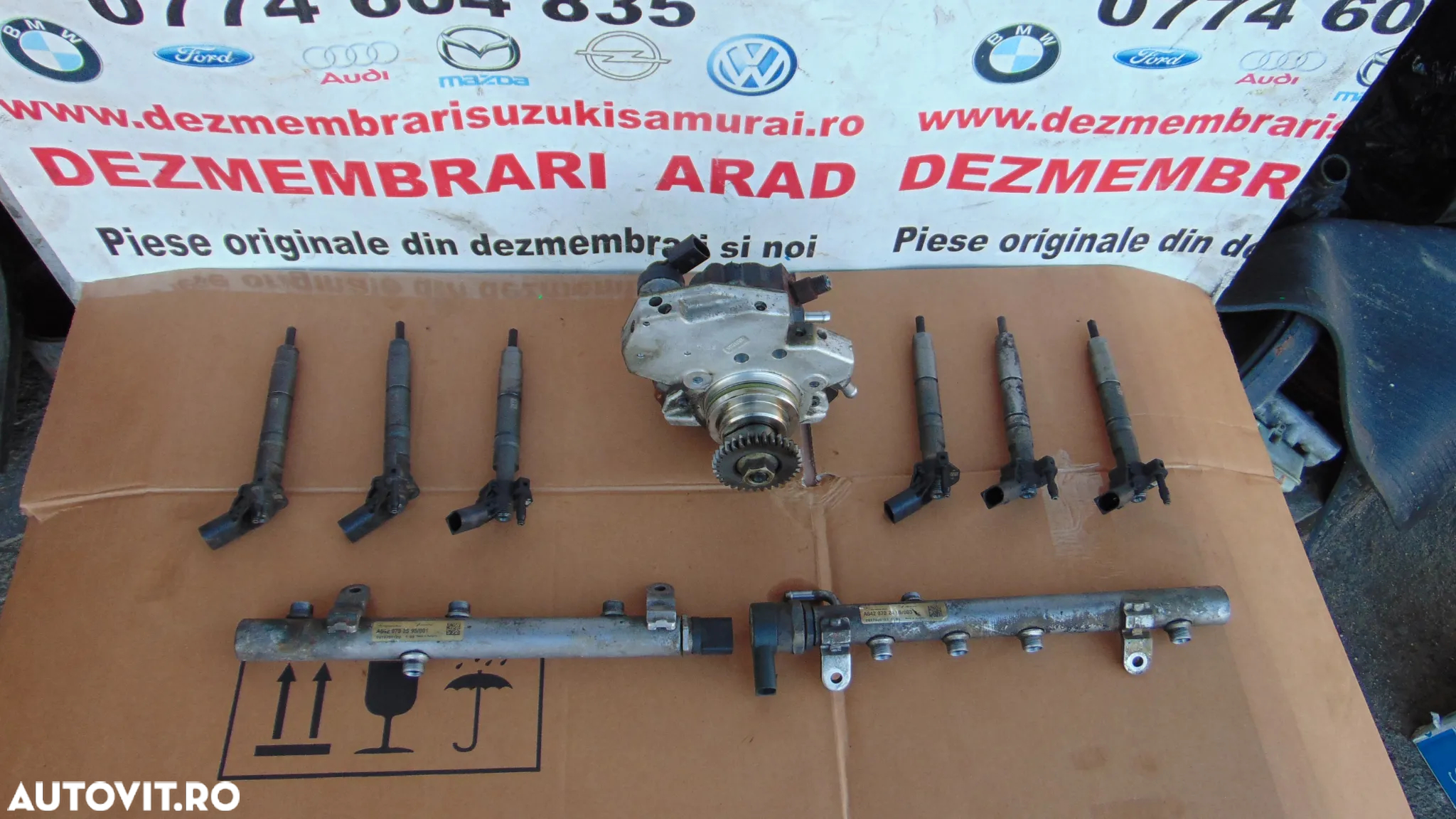 Injectoare Mercedes 3.0 W204 c class euro 4 viano vito w639 sprinter w211 w219 w251 cls ml w164 x16 - 2