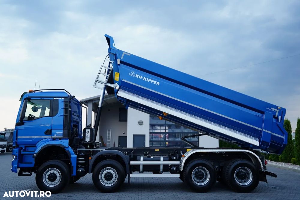 MAN TGS 41.480 / 8X8 / ​​BASCULATOR / BASCULATOR SPATE / KH KIPPER / HARDOX / RICH EQUIPMENT / - 3