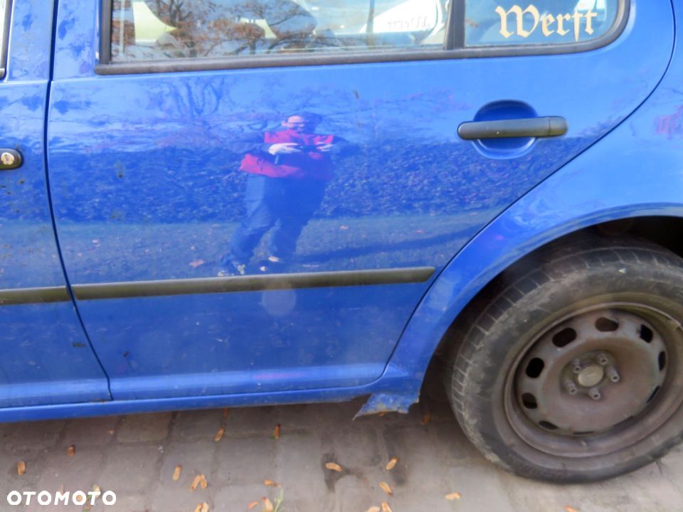 DRZWI TYLNE LEWE GOLF IV 5D HB LA5C 1J6833055F NIEBIESKI VOLKSWAGEN 1997-2006 - 3
