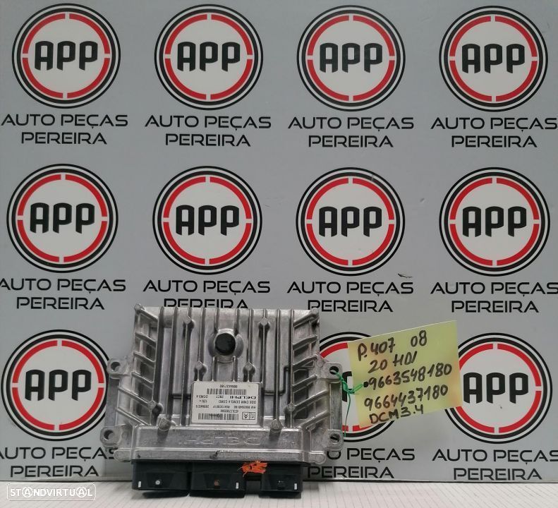 Centralina PSA 2.0 HDI Delphi DCM3.4, referência 9663548180, 9664437180. - 1