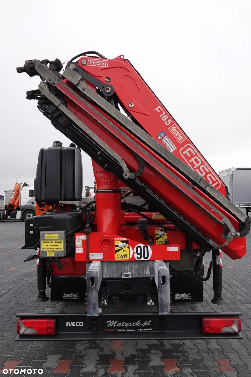 Iveco 420 / 6x2 / SKRZYNIOWY- 6,5 M / HDS FASSI 185 - 10,4 M / E6 / OŚ PODNOSZONA - 22