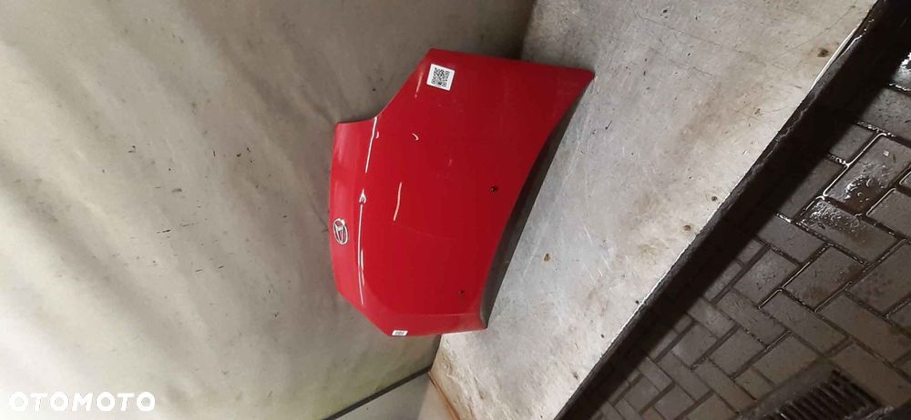 ^ MASKA POKRYWA SILNIKA DAIHATSU CUORE CZERWONA - 2