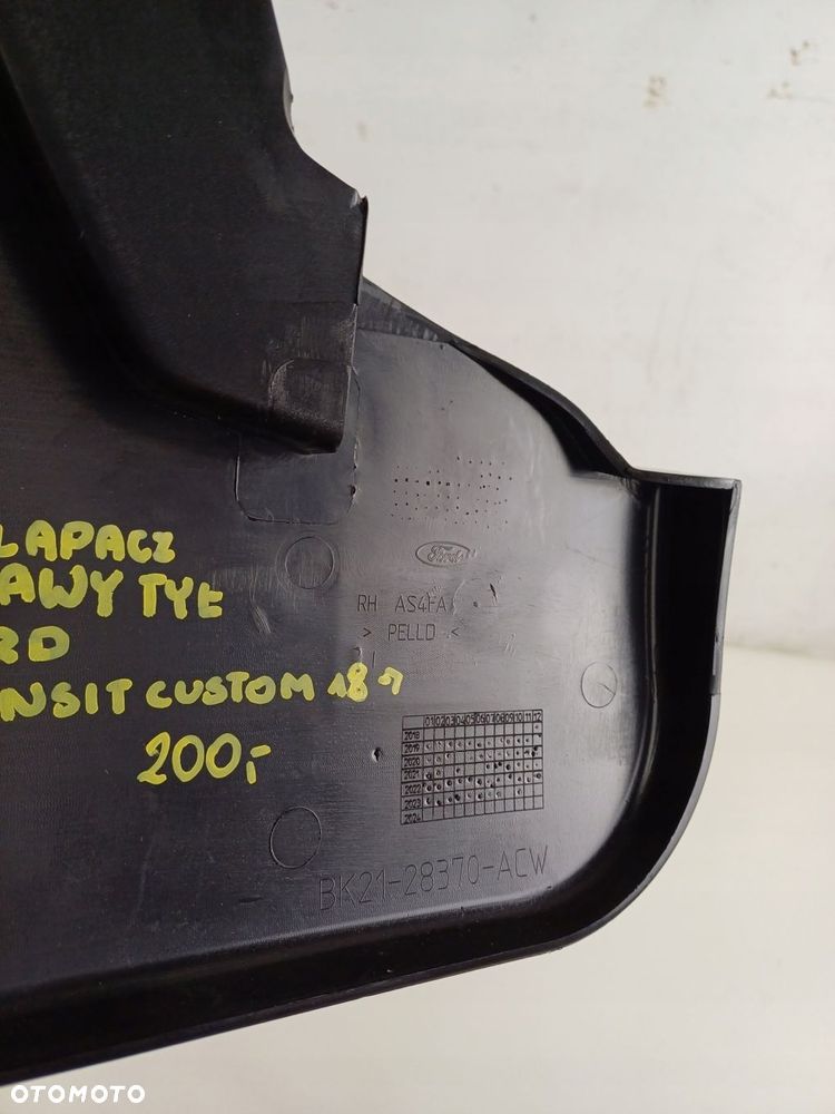 chlapacz osłona przeciwbłotna prawy tył tylnia prawa ford transit custom - 9