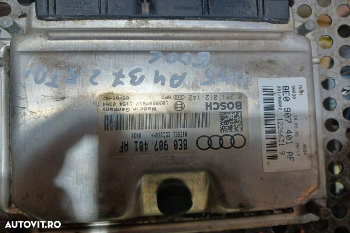 Calculator motor ECU 2.5 TDI 8E0907401AF Audi A4 B7 [2004 - 2008] Sed - 2