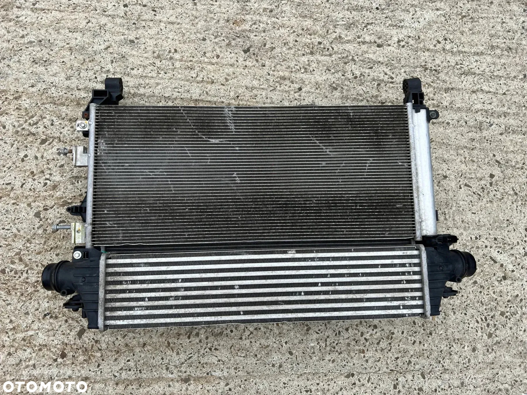 Komplet chłodnica wody klimatyzacji wentylator Opel Corsa E 1.6 Turbo OPC - 2