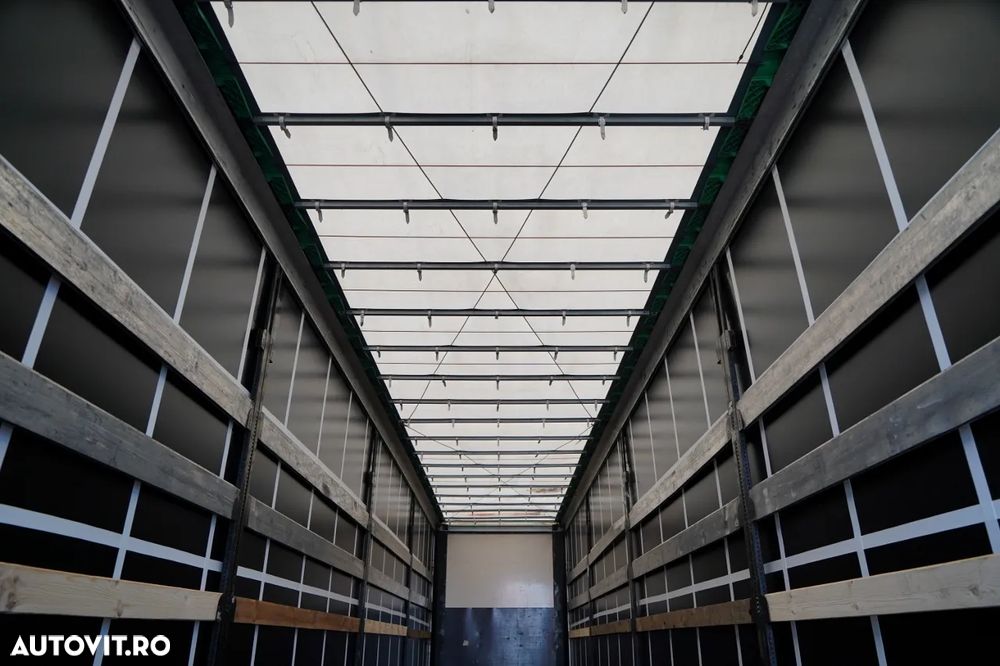 Wielton CORTINĂ WIELTON / MEGA / PLATFORMĂ JOSĂ / AXĂ RIDICATĂ / ACOPERIȘ RIDICAT - 16