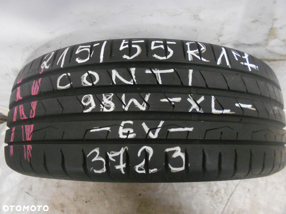 OPONA POJEDYNKA 215/55R17 CONTINENTAL PREMIUM CONTACT 7 XL EV DOT 3723 8MM - 1