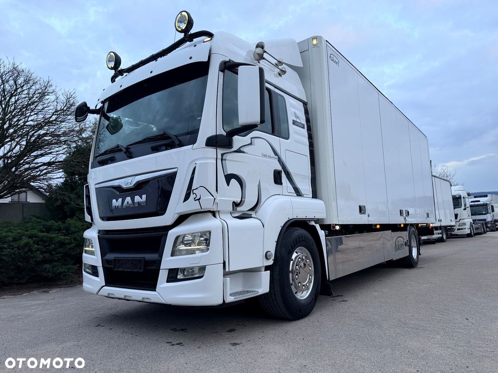 MAN TGS 18.440 4X2LL /E6/ ALUFELGI / KONTENER / WINDA / 19 EUROPALET / AUTOMAT / SYPIALKA x 2 / GLOB / WEBASTO / 2015 ROK / SPROWADZONY - 12