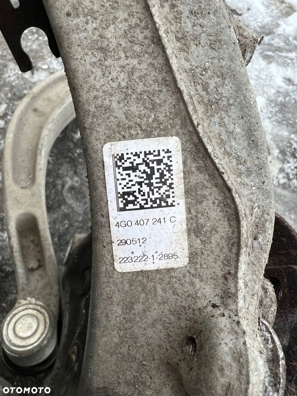 AUDI ZWROTNICA LEWA PRZEDNIA LEWY PRZÓD WAHACZE 4G0407241C 8K0407257ABS - 8