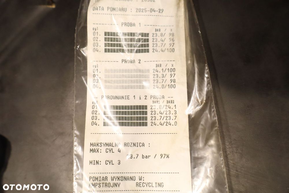 SILNIK  PEUGEOT 208 I LIFT 1.6HDI 73KM BH02 TEST FILM - 2