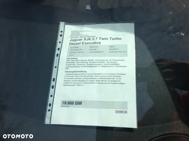 Jaguar XJ XJ6 2.7 Twin Turbo Executive Last Edition - 33