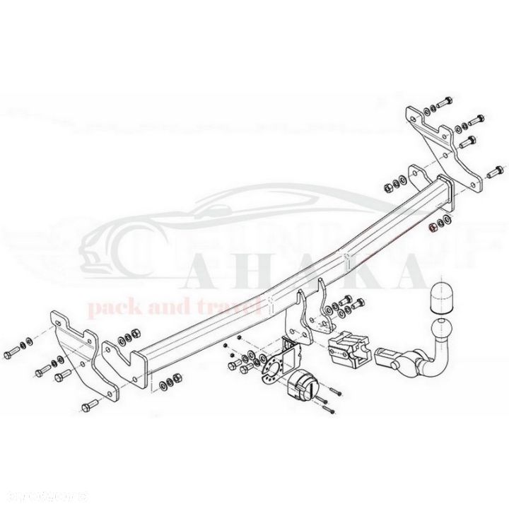 Hak Holowniczy Wypinany Automat Do Hyundai I10 Hatchback 2013-2020 - 4