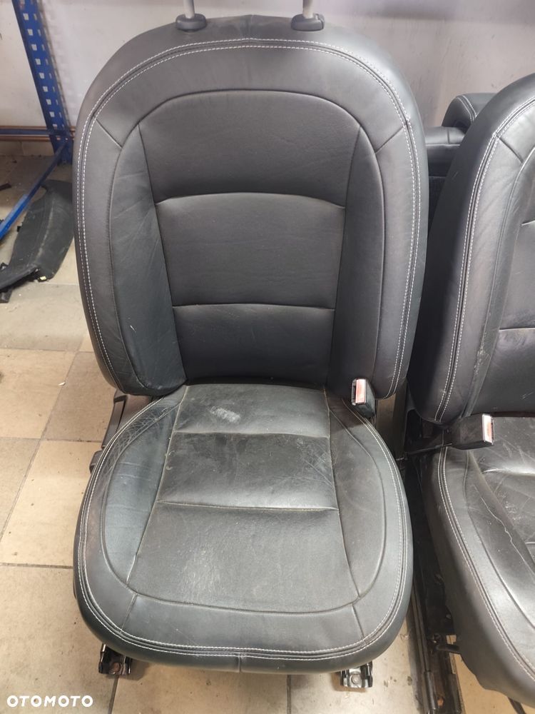 NISSAN QASHQAI I J10 06r FOTELE KANAPA SKÓRA KOMPLET - 3