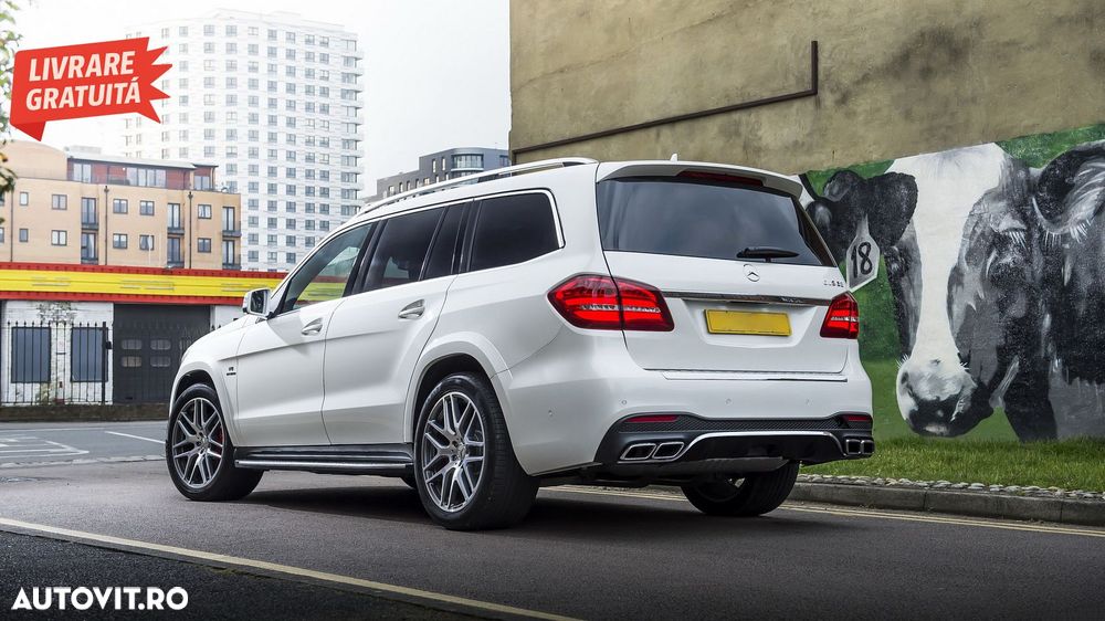 Difuzor Bara Spate cu Ornamente Evacuare Mercedes GLS X166 Facelift (09.2015-2019)- livrare gratuita - 15