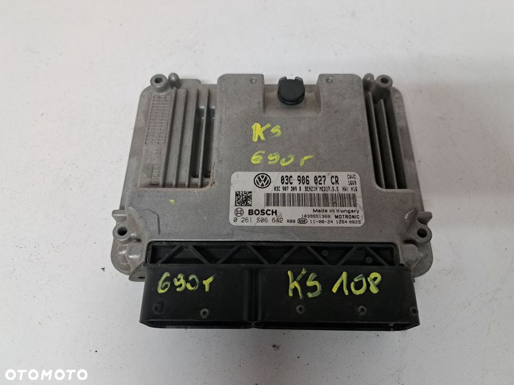 VW 1.4 TSI KOMPUTER  STEROWNIK  SILNIKA 03C 906 027CR - 1