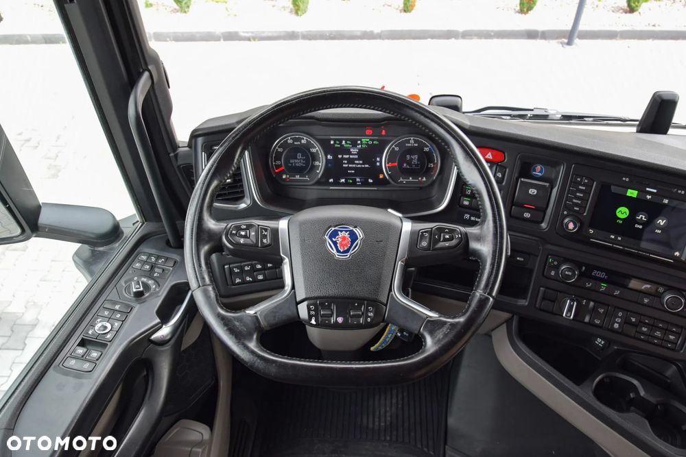 Scania 500S / FULL AIRMATIC / HYDRAULIKA / RETARDER / KLIMATYZACJA POSTOJOWA / ACC / KLIMA / 2 ZBIORNIKI PALIWA / FULL LEDY / FULL SPOILERY / SERWISOWANA / SPROWADZONA - 25