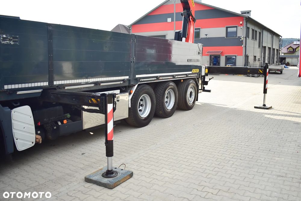 MAN TGS 35.480 Tridem 8x4 /Skrzynia 7.20m./ Palfinger PK 34002 SH/ Wciągarka/ 8 Segmentów/ 22m. / 5 i 6 Funcja/ Rotator/ Pilot/  Manual/ Euro 5/ Autokran/ Ladekran/ Kran/ HDS/ Seilwinde / Sprowadzony ! - 29