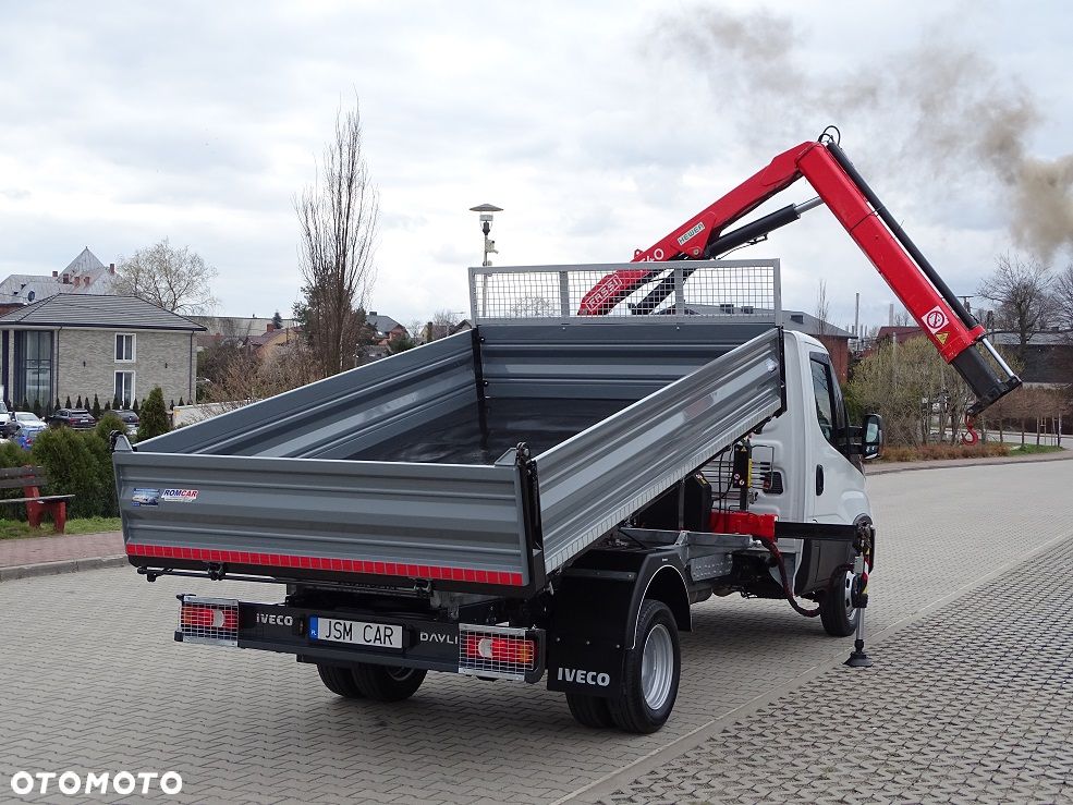 Iveco Daily 50C16 3.0 Wywrotka 3.57 m.+ HDS ŻURAW FASSI 1500 kg. 69 Tyś. Km. SALON PL!! 1 Wł.!! JAK NOWY!! - 10