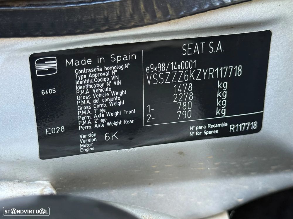 SEAT Cordoba 1.4 SXE - 16