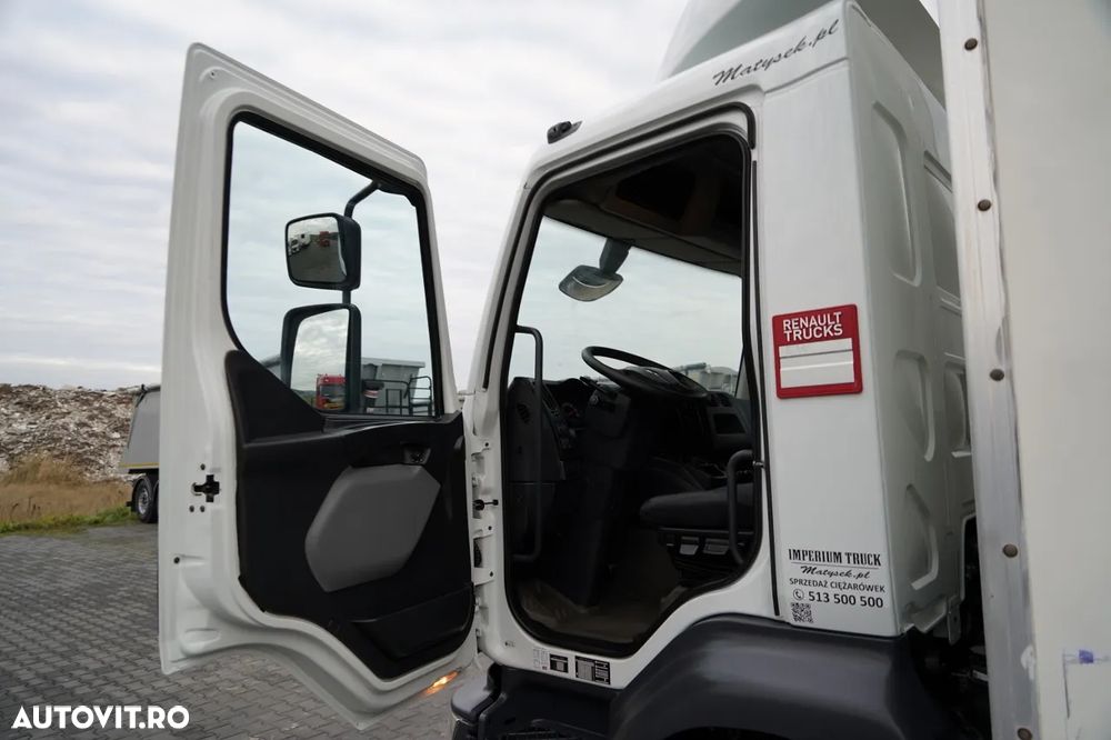 Renault D 210 / 4x2 / CONTAINER / 8,6 M / PODEA RESISTENTĂ / ELEVATOR DHOLLANDIA - 27