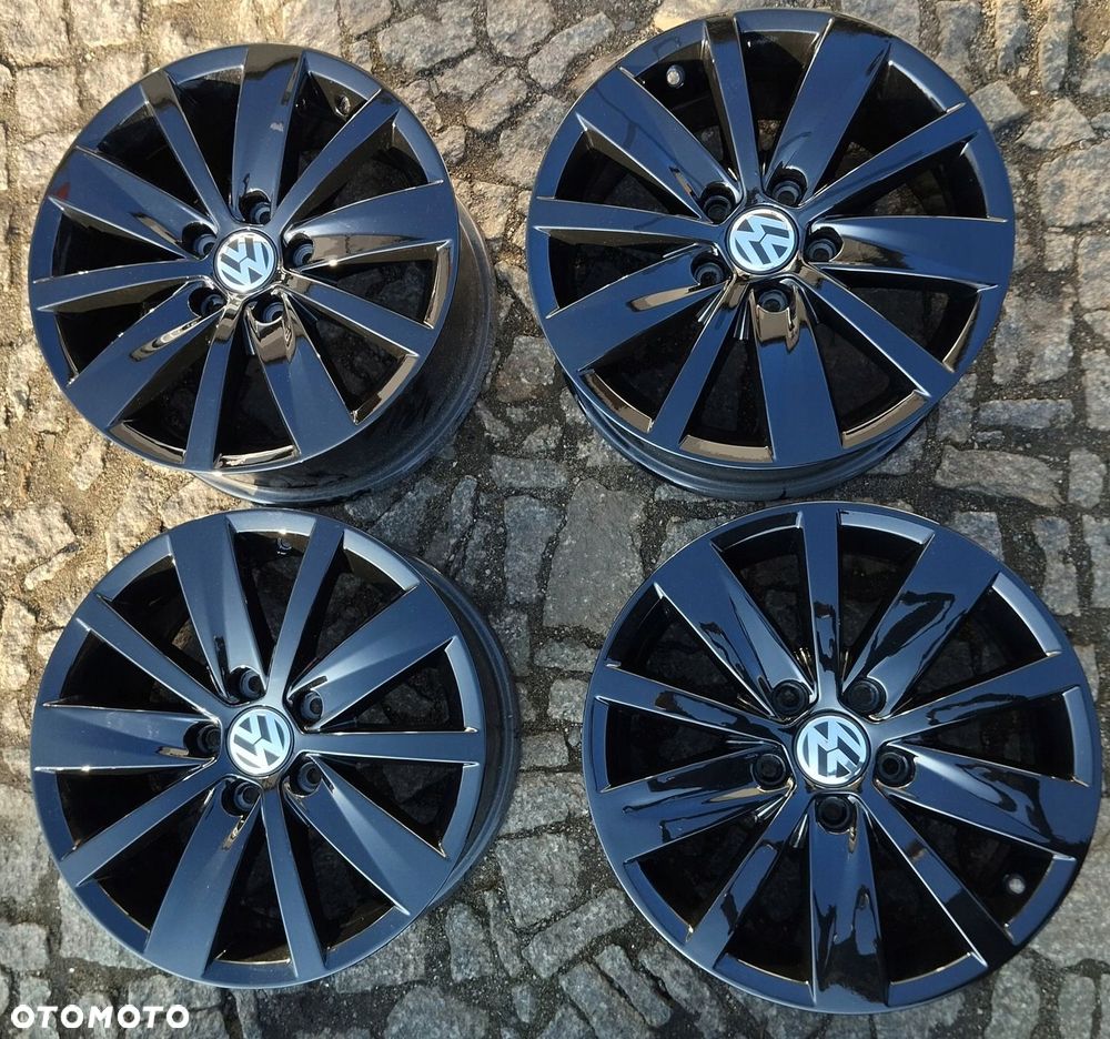 FELGI ALU 5X112 VW OE 16 7J ET 45 PASSAT GOLF JETTA TOURAN CADDY - 8