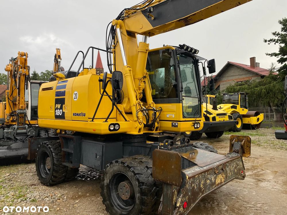 Komatsu PW180-10, 2018 ROK, 5400 MTH, PODPORY + PŁUG, Z NIEMIEC, PIĘKNY STAN - 10