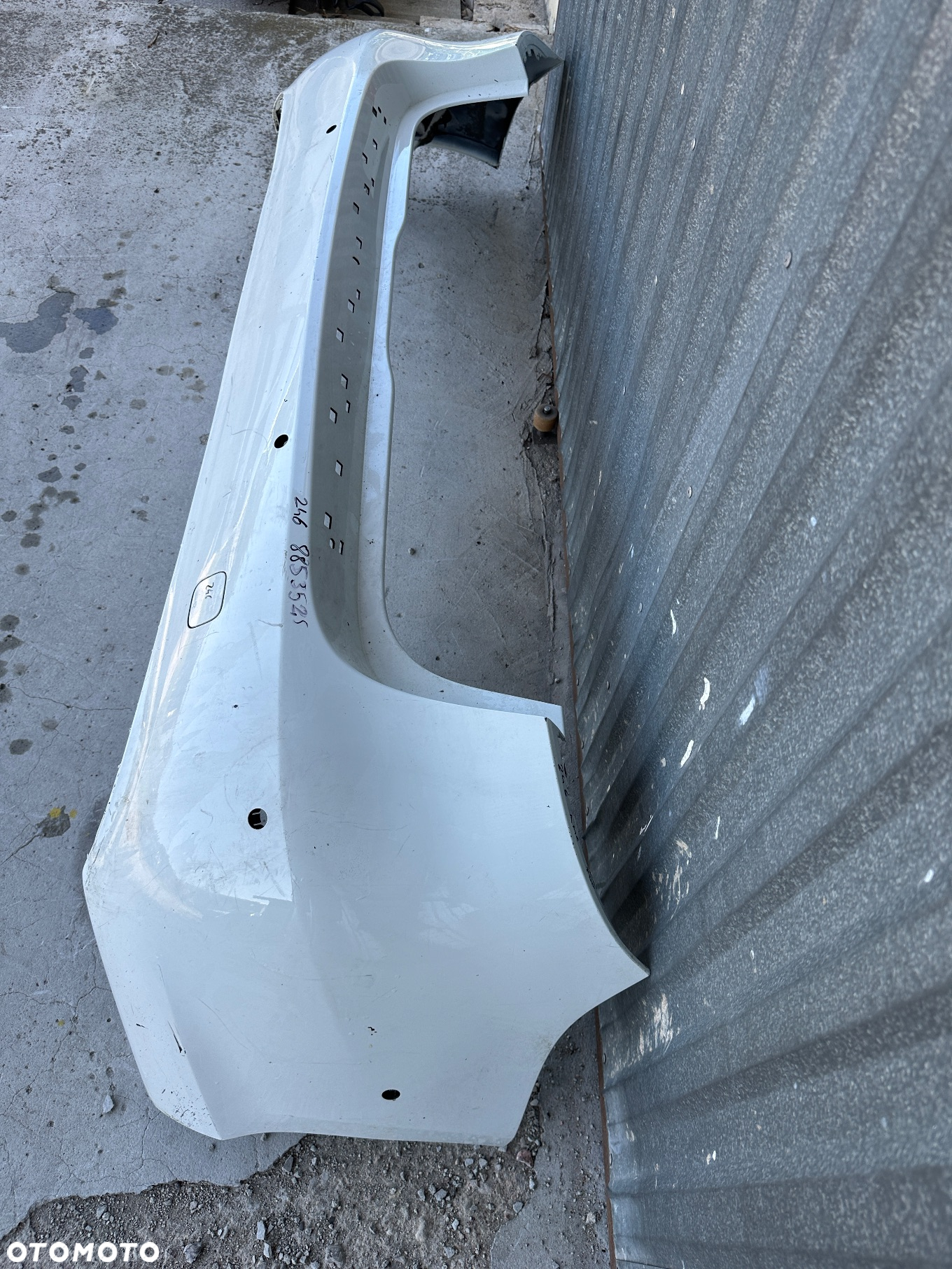 MERCEDES B 246 AMG zderzak tył tylny pdc zaślepka ucha holowniczego klapka - 7